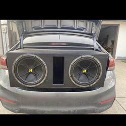 2 12s subwoofers