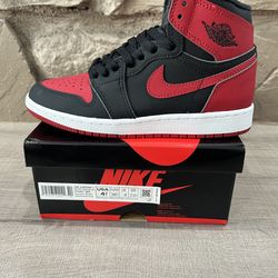New Jordan 1 Retro High OG  Patent Breds Size 6 Women / 4.5 Y
