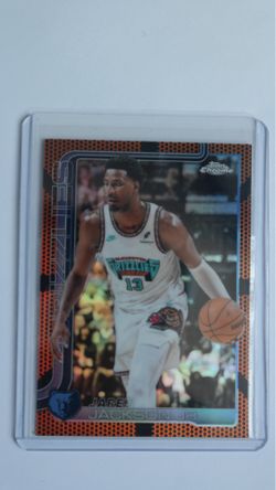 Jaren Jackson Jr. 2025-26 Topps Chrome - Orange Basketball Refractor #163