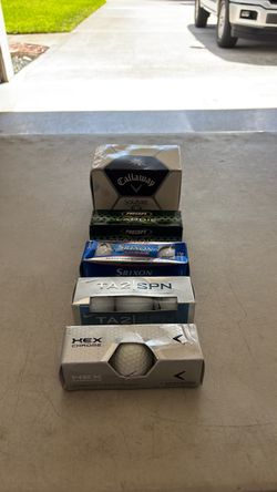New golf balls