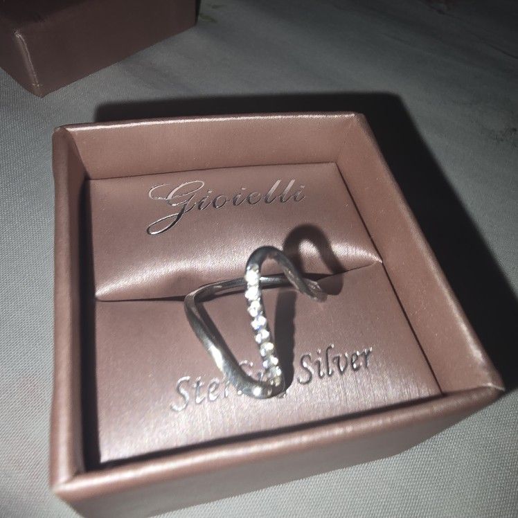 .925 Swirl Ring