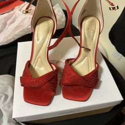 Jessica Simpson Red Heels Size 7.5