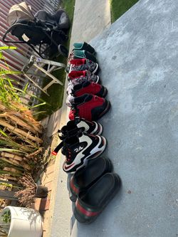 Nike Sneaker and gucci Slide Lot