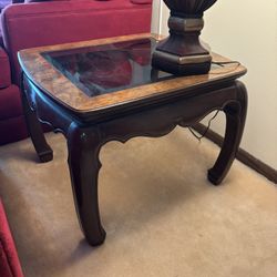 Glass Top End Tables