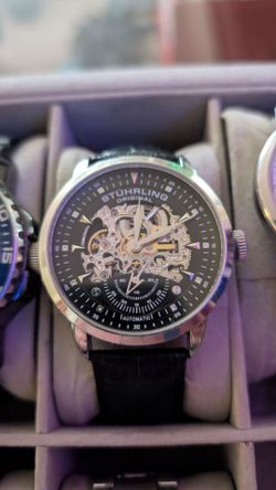 STÜHRLING ORIGINAL AUTOMATIC SKELETON WATCH