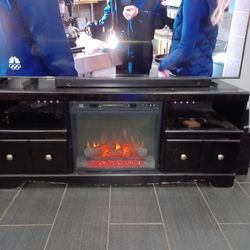 TV Stand  With Electric  Fire Place