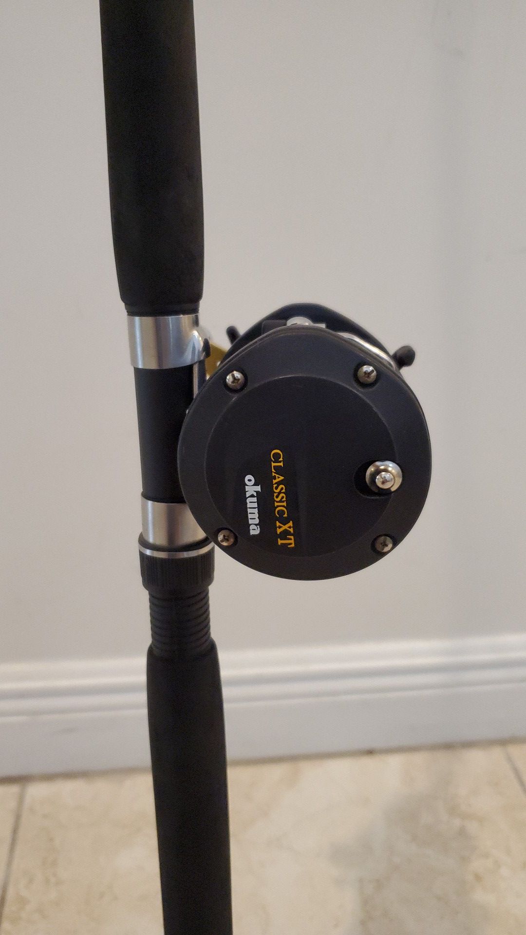 Okuma Classic XT fishing reel Shakespeare Sturdy Stik 6'6" rod pole