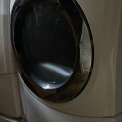 Gas Dryer Front Loader With Storage Drawer Below