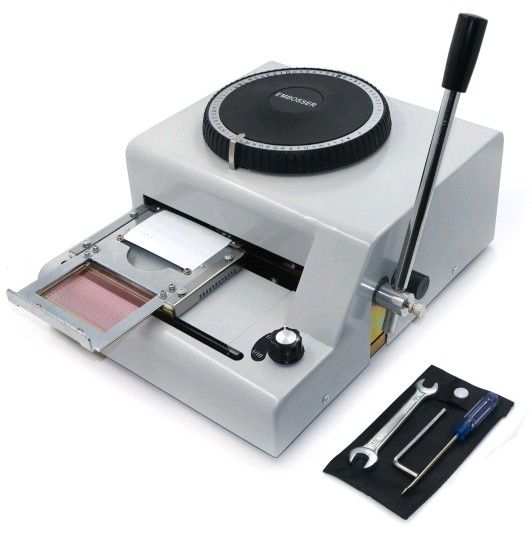 Emosser 72 Character Manual Stamping Machine