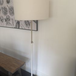 White And Gold Standing Lamp