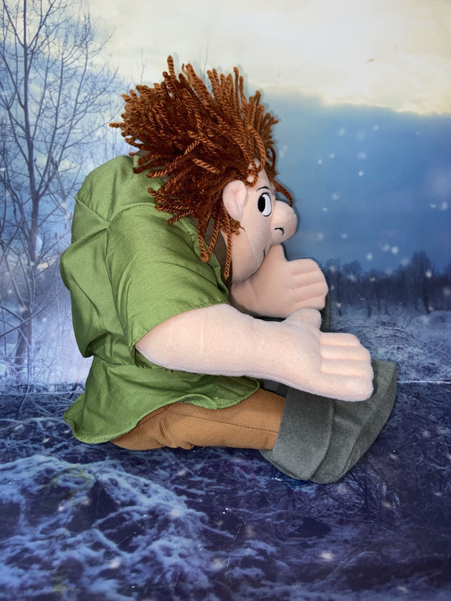 Rare Vintage Disneyland Quasimodo Plush NWT approximately 12” sitting down from
