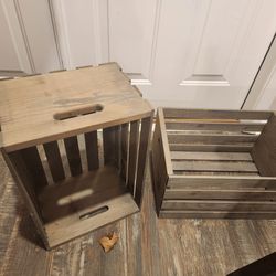 4 Wood Crates for $30