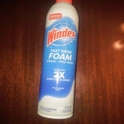 Windex Fast Shine Foam,  streak-free Shine 