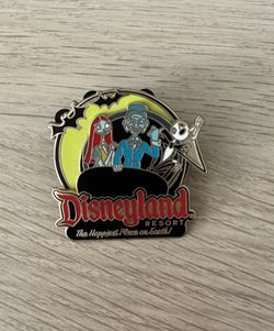 Disneyland Resort Jack & Sally Ghost Doom Buggy Pin
