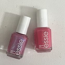 ESSIE Spring 2024 - Essie ‘Flirty Flutters’ and Essie ‘Blushin and Crusin’. 