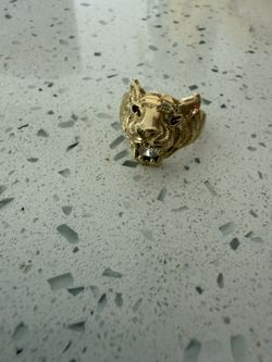 14k Tiger Ring -8