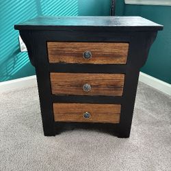 3 Drawer Side Table