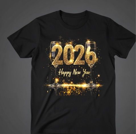 2026 New Year T-shirts