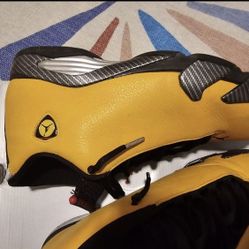 Air Jordan 14 yellow Ferrari 10.5