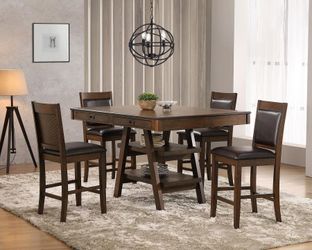NEW 5 PC Counter Height Table Chairs Dining Room $10 DOWN