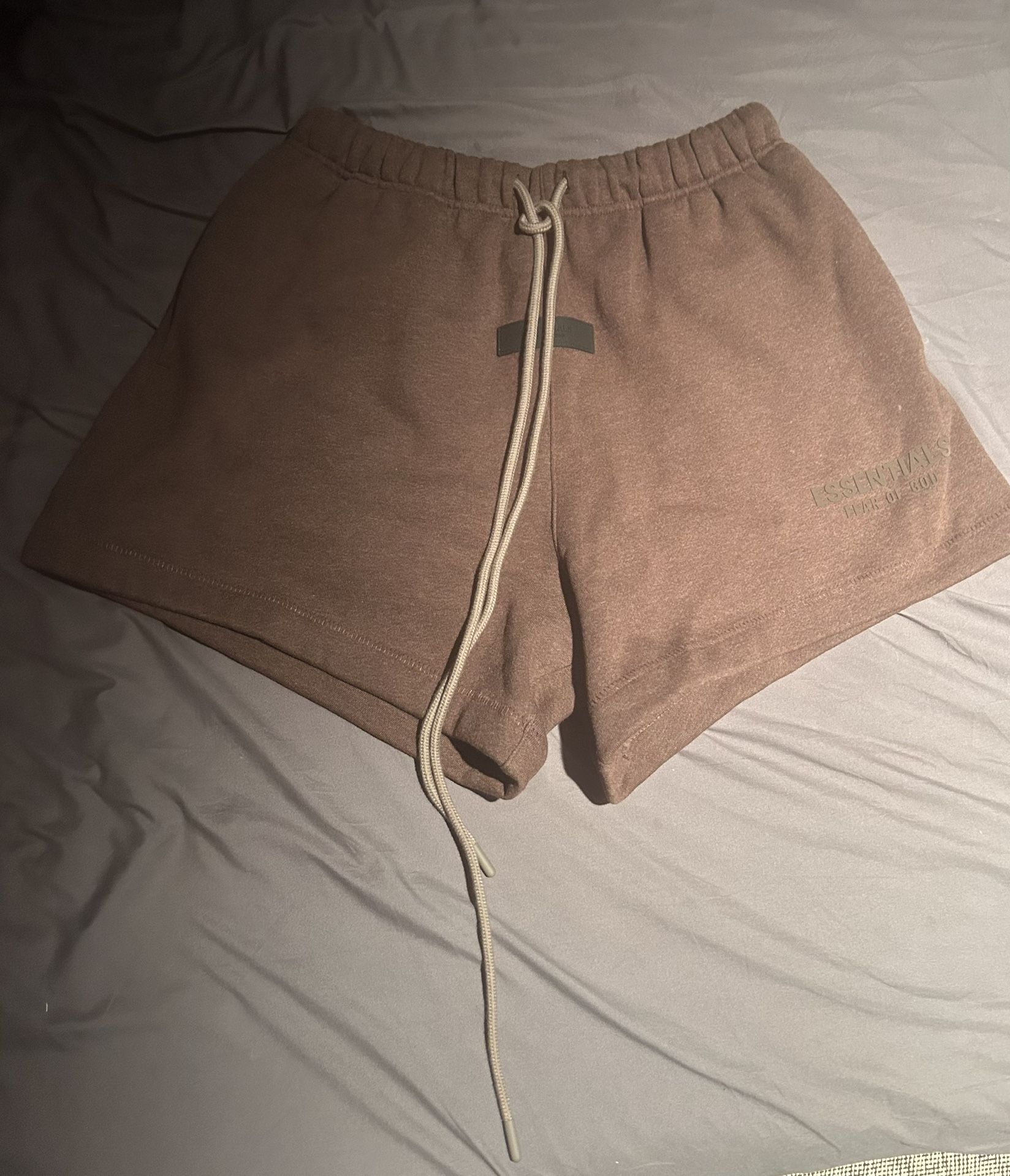 Brown Essentials Fear Of God Shorts