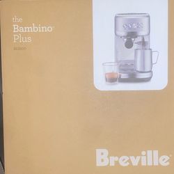 Brand New Breville The Bambino Plus Espresso Machine
