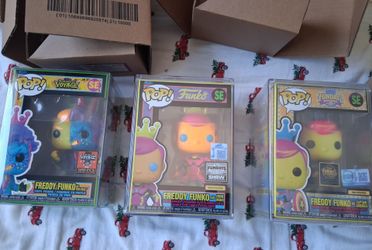 Funko Pop Freddy Funko Limited Edition Set of 3