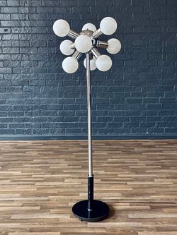 Vintage Post Modern Space Age Chrome "Sputnik" Floor Lamp, c.1970's - Delivery Available
