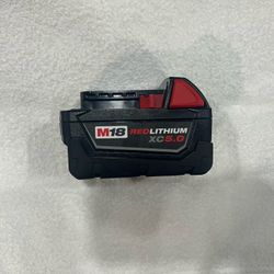 Milwaukee M18 5.0 Battery’s  