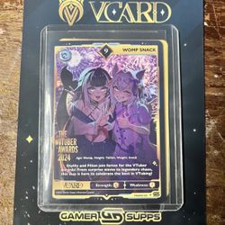 2024 GamerSupps V Card Vtuber Womp Snack Promo Card Rare