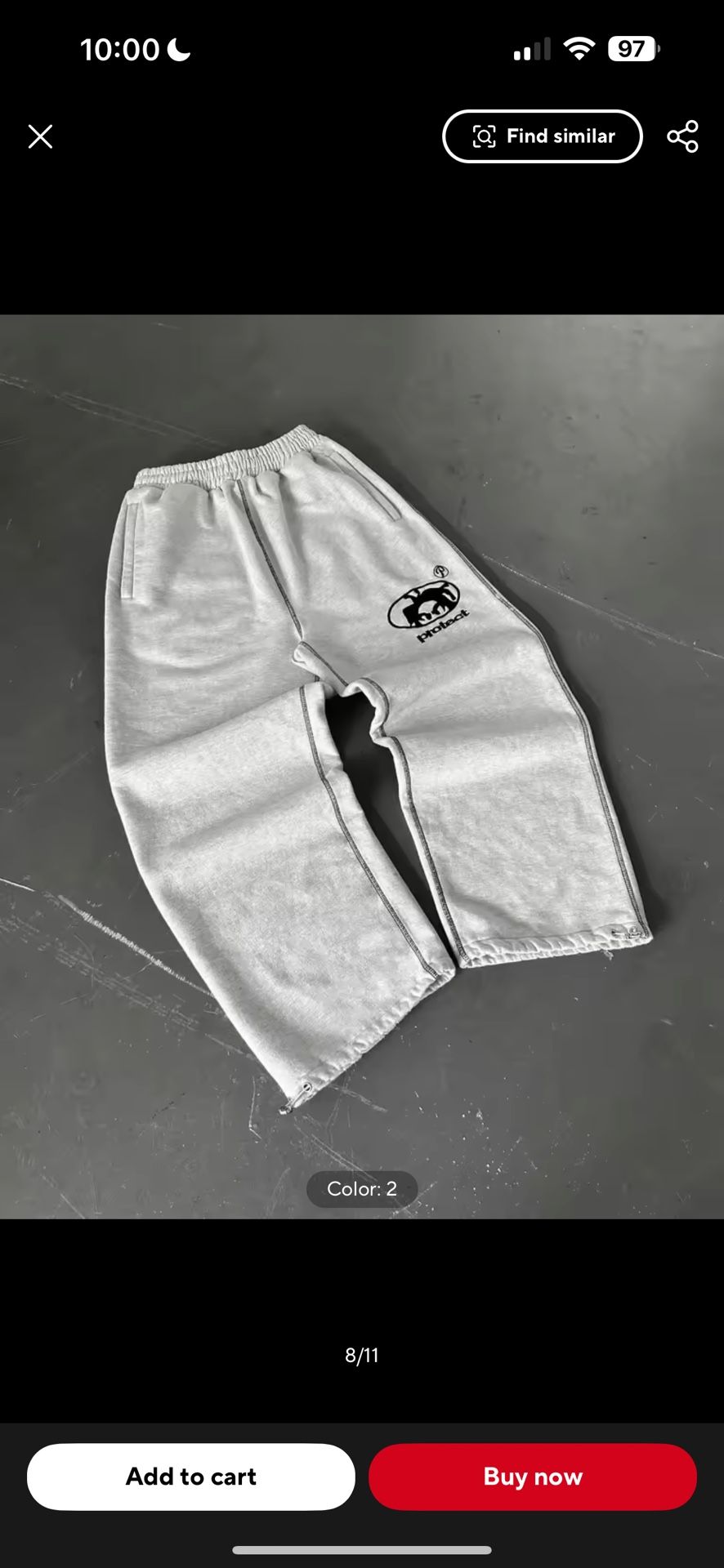 Men Y2k Streetwear Joggers