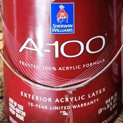 2 SHERWIN-WILLIAMS A-100 EXTERIOR ACRYLIC LATEX PAINT