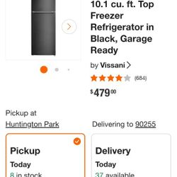 Vissani Refrigerator 