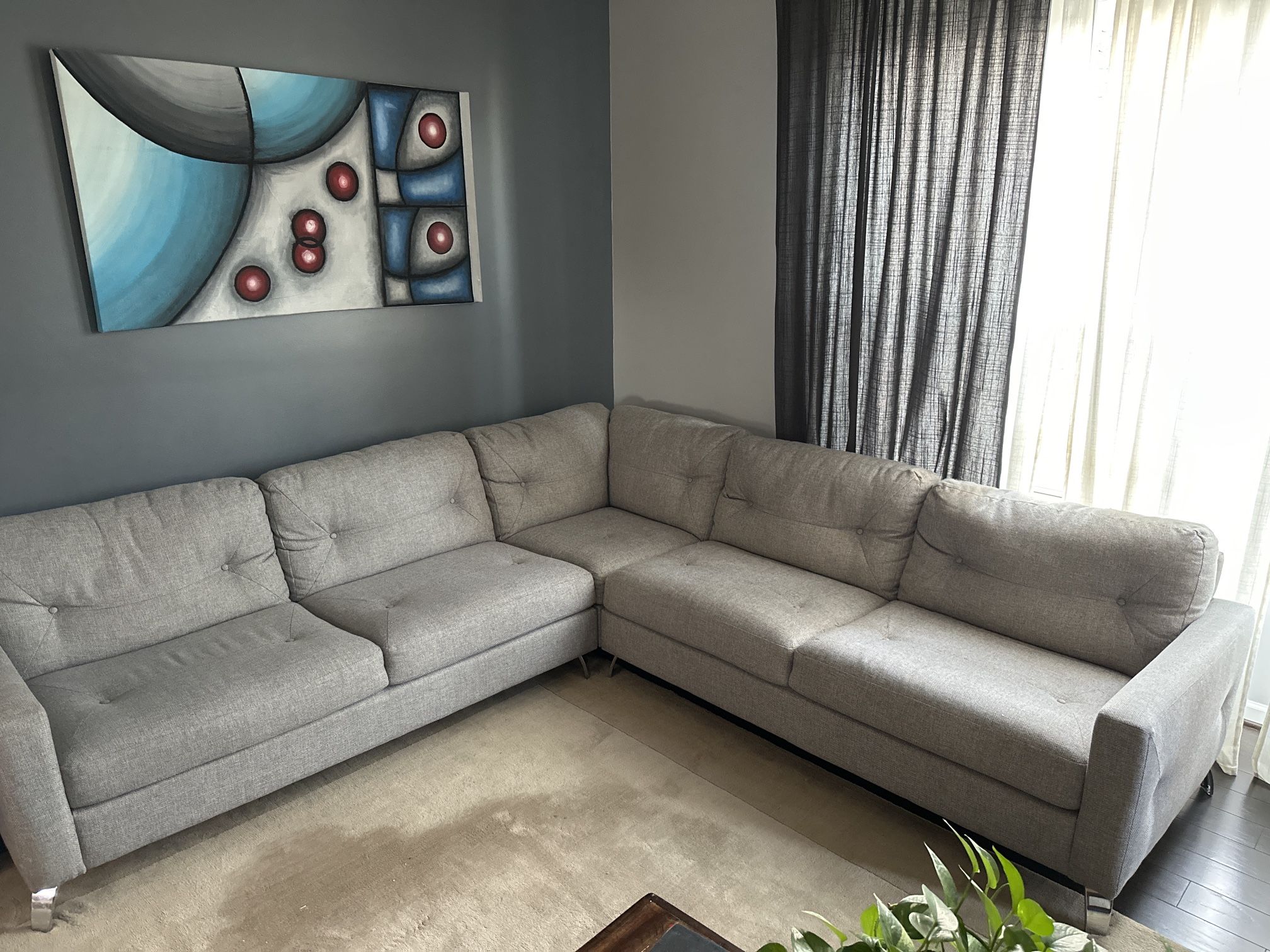 3 Piece Sectional Sofá