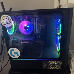 Pc And Double Monitor For Sale. 