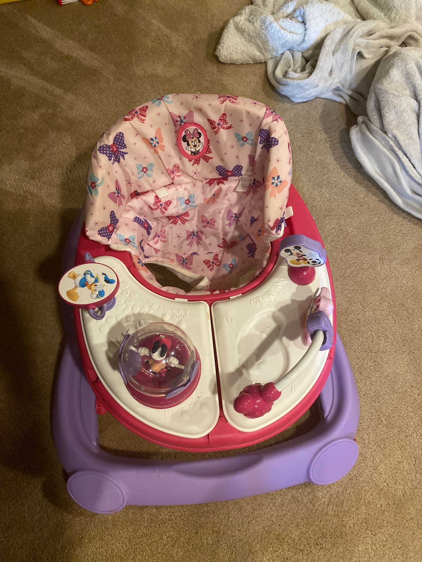 Baby walker seat Minnie Mouse