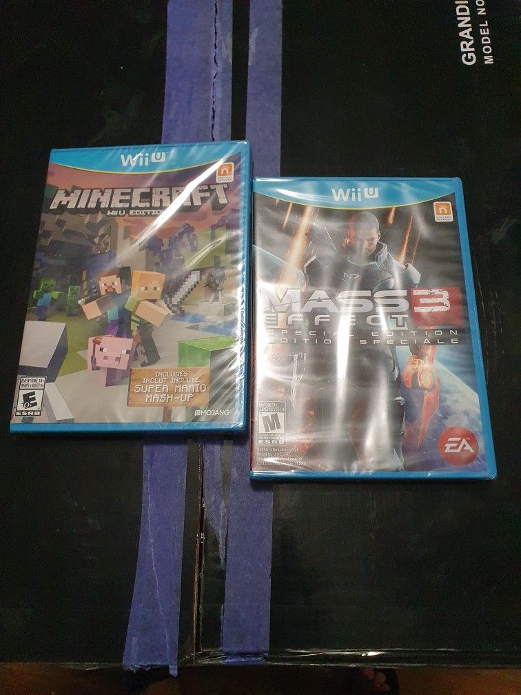 Wii U Game Minecraft New