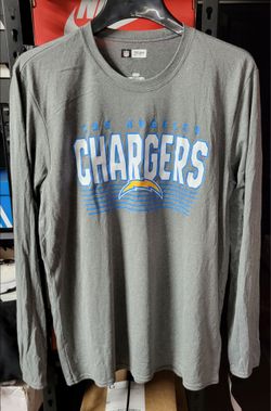 *NEW* NFL Team Apparel Los Angeles Chargers Gray Long Sleeve Size Large with Tags
