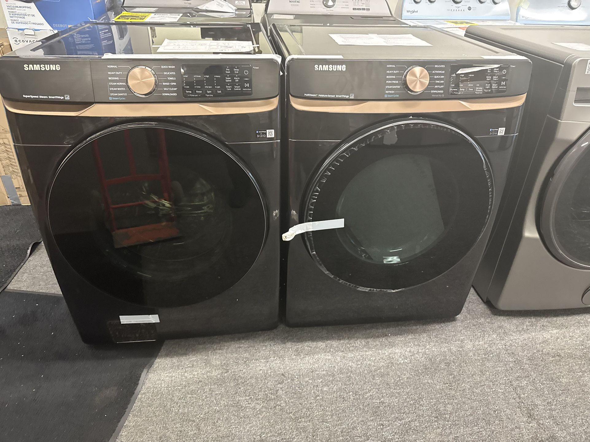 Samsung Washer & Electric Dryer New $25 Down