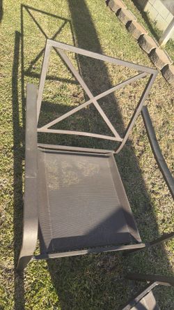 Free two patio chairs