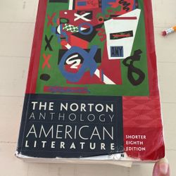 Norton anthology American Literature 8th Ed.