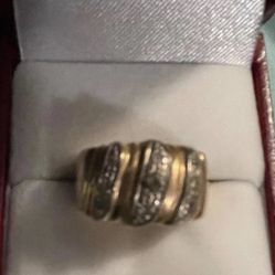 18 K Yellow Hold W Diamonds