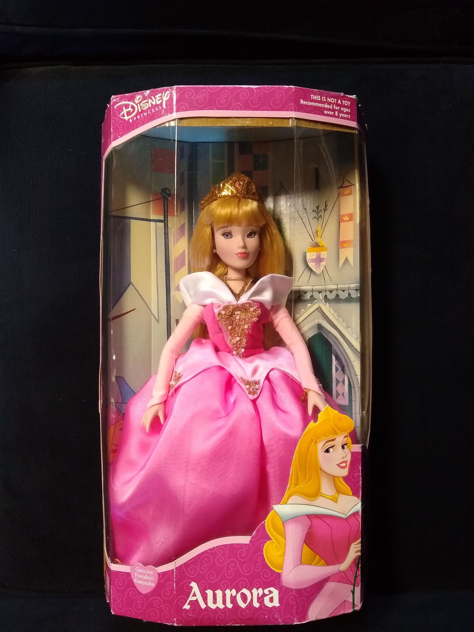 Disney Porcelain Princess Aurora/ Sleeping Beauty Doll