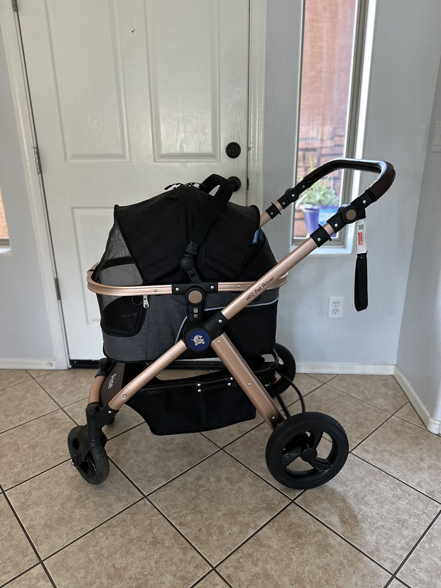 HPZ Pet Rover Prime 3-in-1 Luxury Dog Stroller