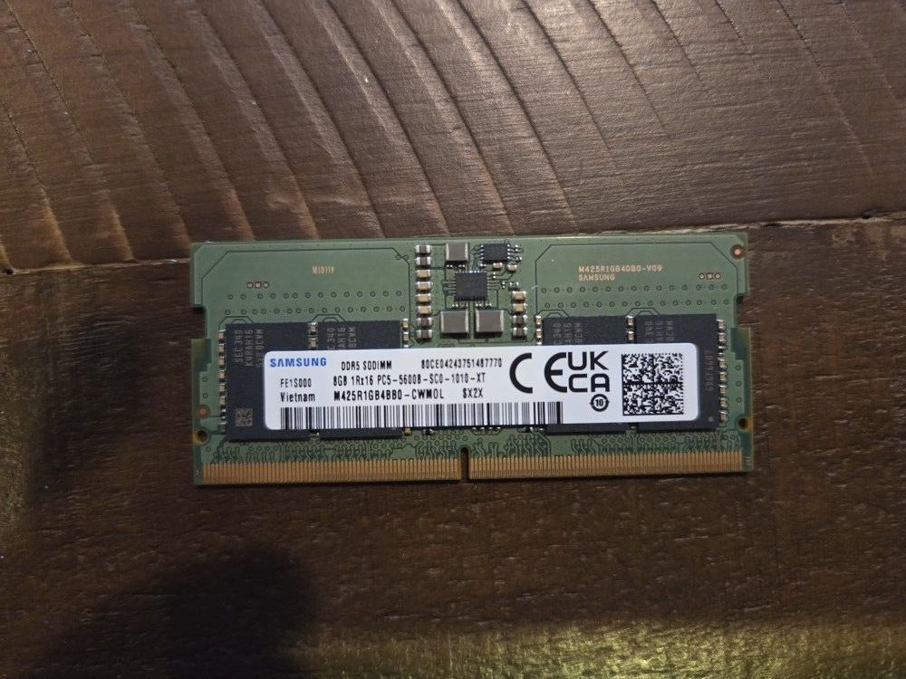 Samsung DDR5 RAM 8GB 5600 MHZ M425R1GB4BB0-CWMOL Memory Module