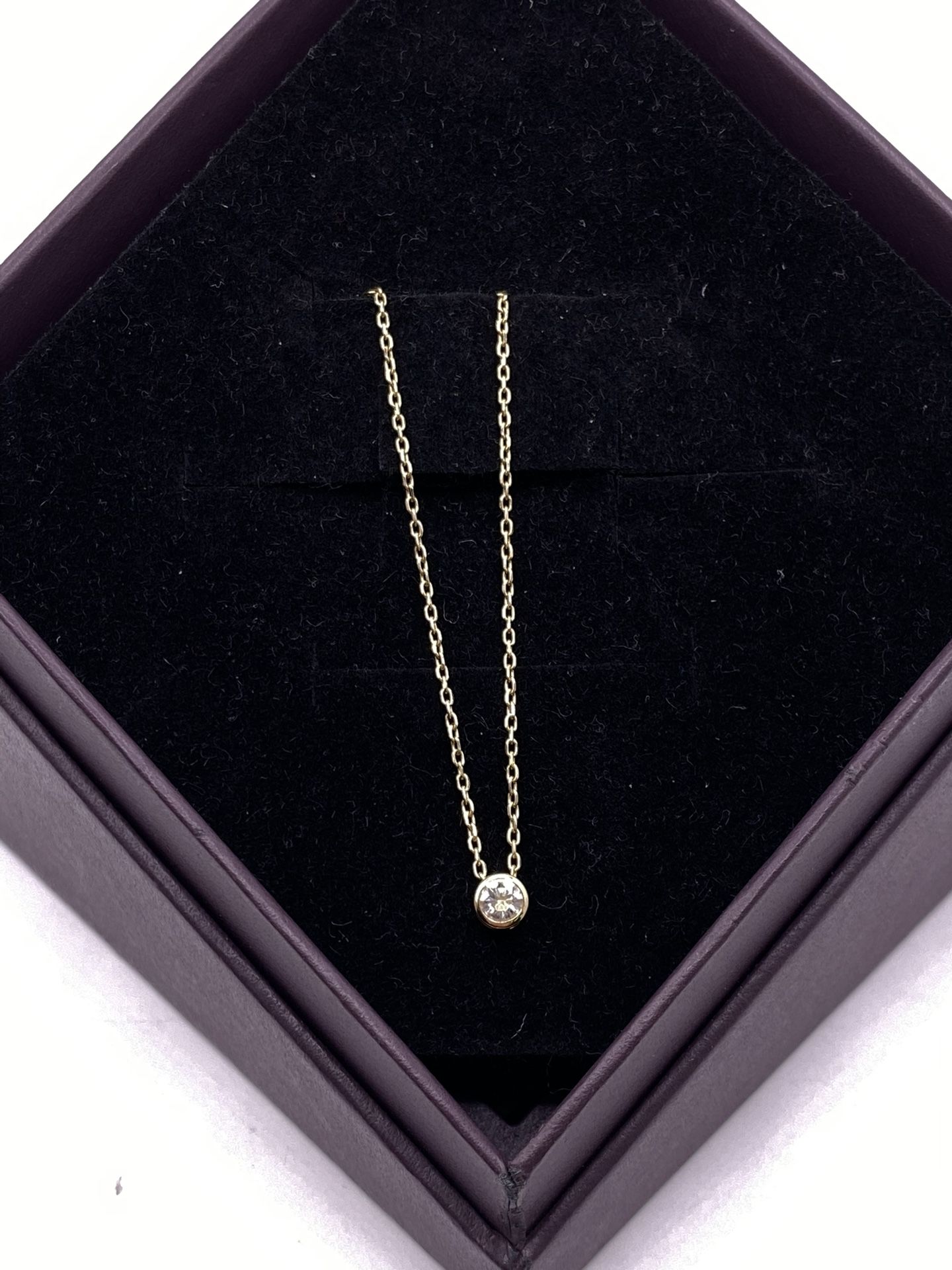 Pandora Necklace with Lab Diamond