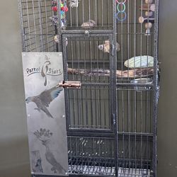 Parrots Cage Includes