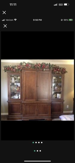 Entertainment Center Tv Stand Solid Wood