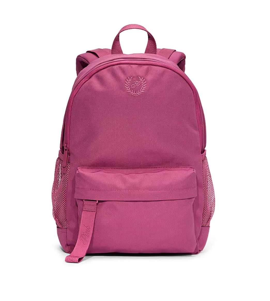 Pink Canvas Backpack