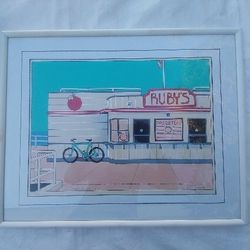 Artist EVE THOMPSON Ruby's At Balboa Pier